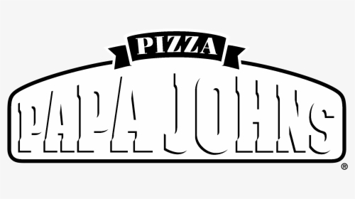 Papa John"s Pizza Logo Black And White - Papa Johns, HD Png Download, Free Download