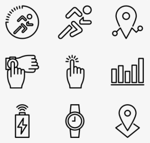 Smart Watch - Smartwatch Icons, HD Png Download, Free Download