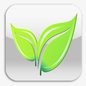 Images For Green Leaf Icon Png - Illustration, Transparent Png, Free Download