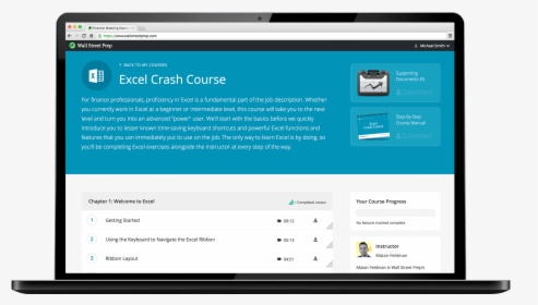 Wall Street Prep Excel Crash Course Exam, HD Png Download, Free Download