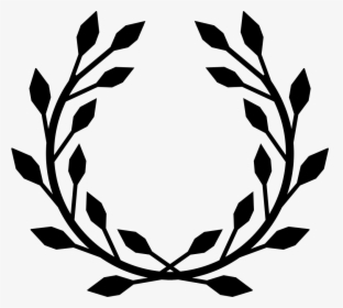 Png Icon Download Onlinewebfonts Com Comments - Fig Leaf Wreath Clipart Black And White, Transparent Png, Free Download