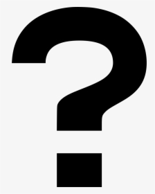 Interface Icons Question Mark - Silhouette Question Mark Png, Transparent Png, Free Download