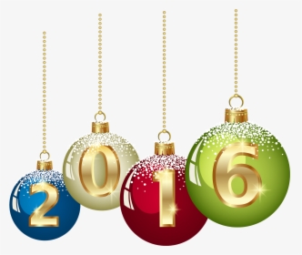 Transparent Happy New Year 2016 Png - Christmas 2016 Clip Art, Png Download, Free Download