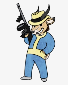 Vault Boy Mobster, HD Png Download, Free Download