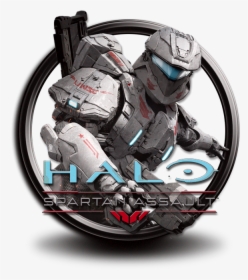 Spartan Icon Drawing - Halo Spartan Assault Icon, HD Png Download, Free Download