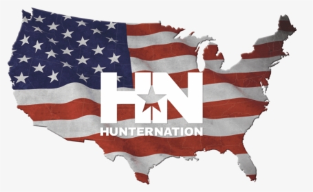 Hunter Nation Usa Map White - People, HD Png Download, Free Download