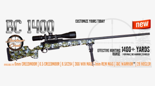 Bc 1400 Home 1 - Long Range Hunting Rifle, HD Png Download, Free Download