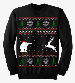 Merry Huntmas Deer Hunting Christmas Sweater - Coast Guard Christmas Sweater, HD Png Download, Free Download