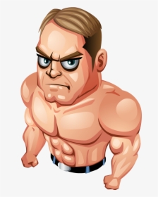 Mafiabattle Archives - Animated Cartoon Muscle Man, HD Png Download, Free Download