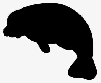 Manatee Silhouette, HD Png Download, Free Download