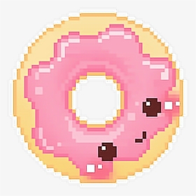 Donut Donuts Cute Sweet Kawaii Pink Wallpeperfreetoedit, HD Png Download, Free Download