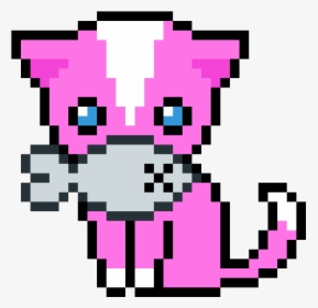 Pixel Art Cute Cat Clipart , Png Download - Pixel Art Cat Easy, Transparent Png, Free Download