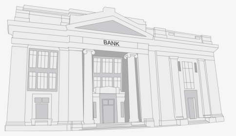 Bank Clipart Old Building - Bank Public Domain, HD Png Download, Free Download