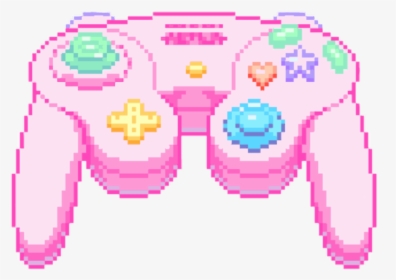 #kawaii #cute #game #console #pink #pastel #pixel #pixelated - Cute Game Controller Gif, HD Png Download, Free Download