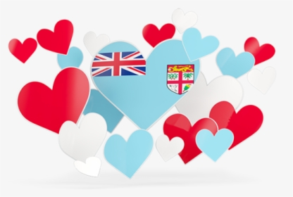 Flying Heart Stickers - Israel Flag Heart, HD Png Download, Free Download