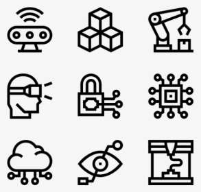 Technology Of The Future - Web Hosting Icons, HD Png Download, Free Download