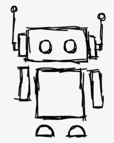 Little Bot Bot Robot Illustrator Robot Antenna Logo - Drawing Robots Png, Transparent Png, Free Download