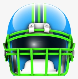 Football Drawing Front View - Front Of A Football Helmet, HD Png Download, Free Download