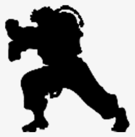Street Fighter Silhouette, HD Png Download, Free Download