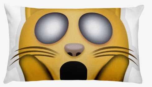 Emoji Bed Pillow - Weary Cat Face Emoji, HD Png Download, Free Download