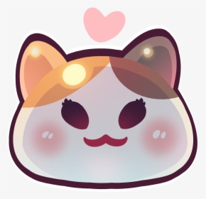 A Pair Of Fat Cat Emojis In The Slime Rancher Style, HD Png Download, Free Download
