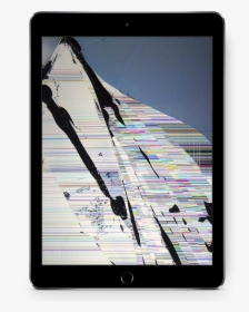 Broken Ipad Screen - Broken Tablet Screen, HD Png Download, Free Download