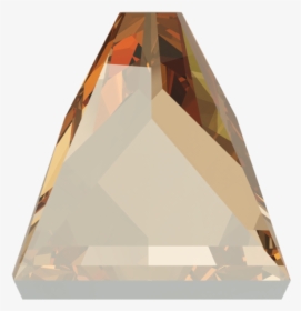 Swarovski 2419 Square Spike Flat Back Crystal Golden - Triangle, HD Png Download, Free Download