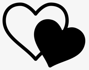 Computer Icons Tinder Dating Clip Art - Clipart Double Heart Png, Transparent Png, Free Download
