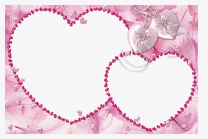 Transparent Heart Frame Png - Double Heart Background, Png Download, Free Download