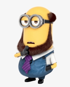 Minion Rush Minions Tim The Minion Vector - Minion With Beard, HD Png Download, Free Download