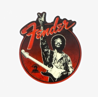 Fender Jimi Hendrix Peace Sign Magnet - Jimi Hendrix, HD Png Download, Free Download