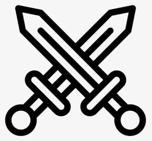 Transparent Crossed Swords Png - Attack Icon Png, Png Download, Free Download