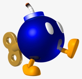 Bomb Omb Png Clip Art Library Download - Mario Kart Wii Bob Omb, Transparent Png, Free Download