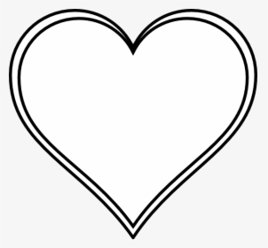White Love Heart Vector, HD Png Download, Free Download