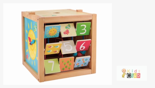 Elc Giant Wooden Activity Cube - Wooden Block, HD Png Download, Free Download