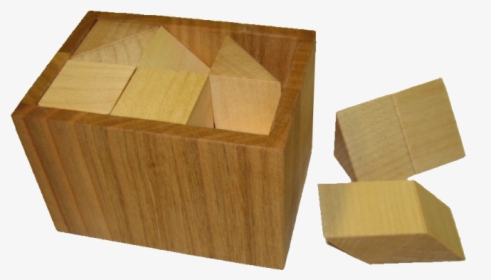 Blocked Half-cube Box - Plywood, HD Png Download, Free Download