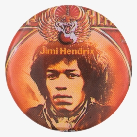 Jimi Hendrix Winged Tiger Music Button Museum - Album Cover, HD Png Download, Free Download