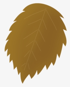 Grey Brown Autumn Leaf - Illustration, HD Png Download, Free Download