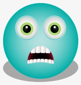 Graphic, Horrified Smiley, Emoji, Smiley, Shocked - Shocked Expression Boy Cartoon, HD Png Download, Free Download