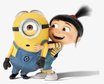Transparent Happy Girl Png - Agnes And Minions Despicable Me, Png Download, Free Download