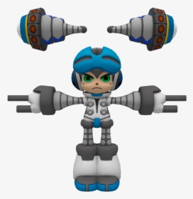 Download Zip Archive - Mighty No 9 Model, HD Png Download, Free Download