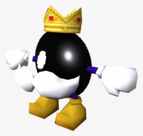 Download Zip Archive - Model Resource King Bob Omb, HD Png Download, Free Download