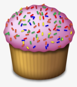 Cupcake Emoji - Food Emoji No Background, HD Png Download, Free Download