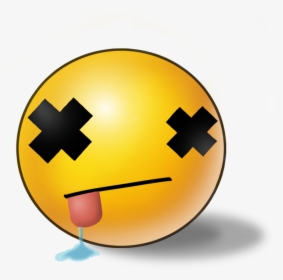 Smiley Emoticon Emoji Clip Art - Dead Emoji, HD Png Download, Free Download