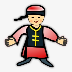 Chinese Clipart Icon - Chinese Guy Clipart, HD Png Download, Free Download