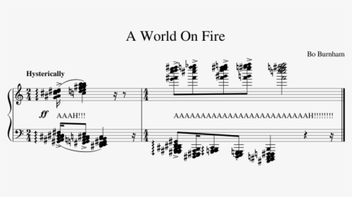 World On Fire Bo Burnham Lyrics, HD Png Download, Free Download