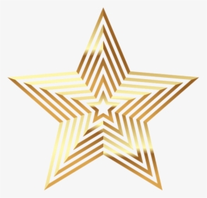 Free Png Download Gold Star Deco Clipart Png Photo - Clip Art, Transparent Png, Free Download