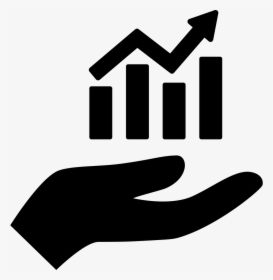 Hand Holding Up A Financial Graph - Hand Holding Up Icon, HD Png Download, Free Download