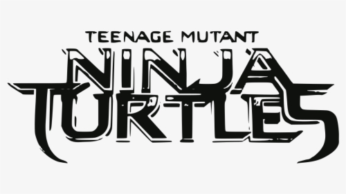 Tmnt Black And White Logo, HD Png Download, Free Download