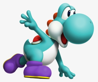 Cyan Yoshi - Sonic At The Olympic Winter, HD Png Download, Free Download